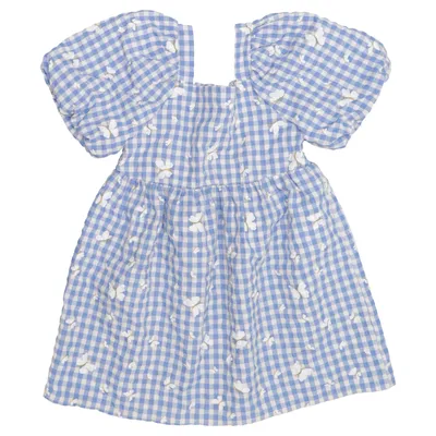 Jurk (Blauw, Wit) van Primark Polyester