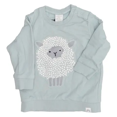 Sweatshirt (Green) from Lindex Baby Cotton, Elastane