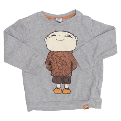 Sweatshirt (Grå) fra Alfons Åberg Bomuld, Viscose