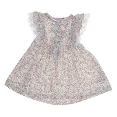 Dress (White, Multicolored) from Newbie by KappAhl Cotton