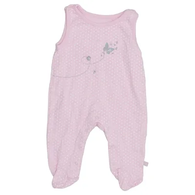 Barboteuse (Rose, Blanc) de Staccato Coton