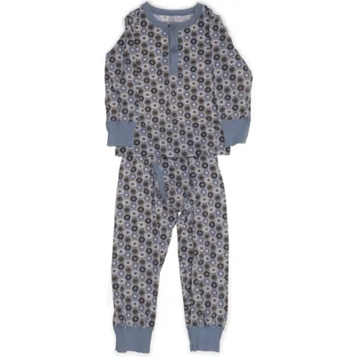 Pajamas (Blue, Multicolored) from Katvig Organic cotton, Elastane