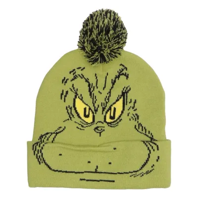 Bonnet à pompon (Grinch) de Dr. Seuss Acrylique, Élasthane, Nylon