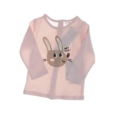 Langærmet t-shirt (Pink, Flerfarvet) fra Kiabi Bomuld