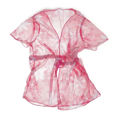 Strandklänning (Rosa, Flerfärgad) Polyester, Elastan