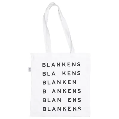 Sac en toile (Blanc, Noir) de Blankens Coton