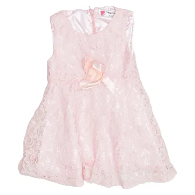 Robe de fille de fleur (Rose) de Vogue Fashion Coton, Polyester