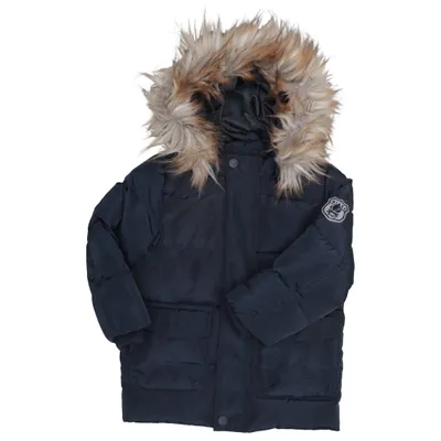 Veste d'hiver (Bleu) de Name It Fausse fourrure, Polyester