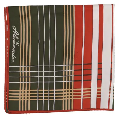 Halstuch (Grün, Rot, Beige) von Alexander