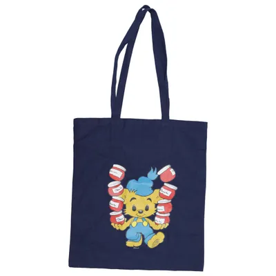 Canvas bag (Blue, Multicolored) from Bamse Cotton