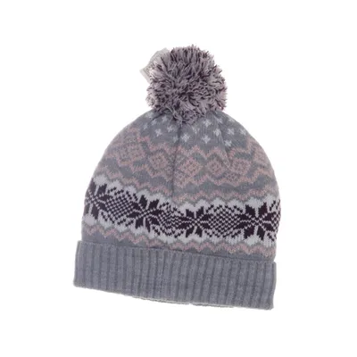 Pompon muts (Grijs, Meerkleurig) van MyWear Acryl, Polyester