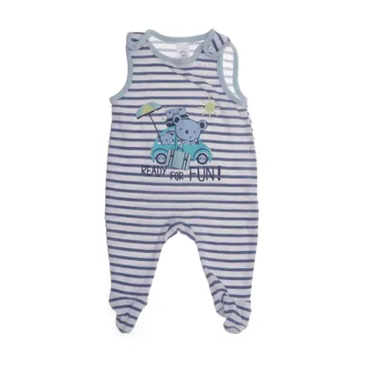 Dungarees (Blue, Multicolored) from Baby Club Cotton