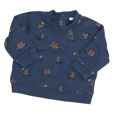 Sweatshirt (Blå, Flerfarvet) fra Bout'chou Bomuld, Elastan