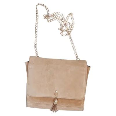 Sac à bandoulière (Beige) de Esmara Coton, Cuir, Polyester