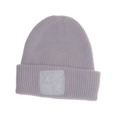 Beanie (Beige, Zilver) van Karo Kauer Acryl, Polyamide