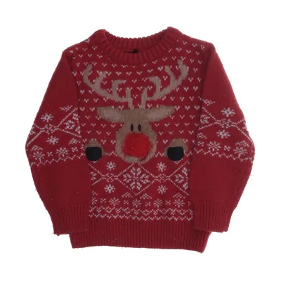 Kersttrui (Rood, Meerkleurig) van Next Acryl, Nylon, Polyester, Wol