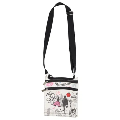 Skuldertaske (Hvid, Flerfarvet) fra Chic & Glam