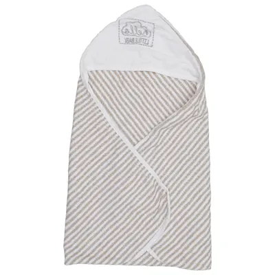 Badcape (Beige, Vit) från Lupilu Bomull