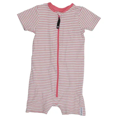 Rompers (Pink, White) from Geggamoja Organic cotton