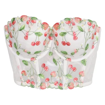 Bustier (White, Multicolored) from Victoria's Secret Polyester