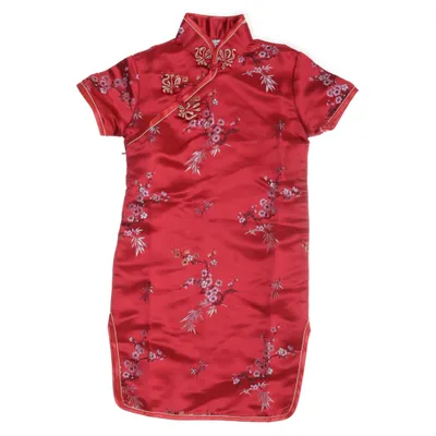 Cheongsam (Röd, Flerfärgad) från Peach