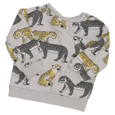 Sweatshirt (Beige, Geel, Grijs) van Kaxs by KappAhl Katoen