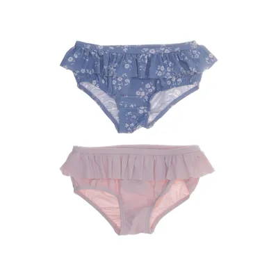Bikini broekje (Roze, Blauw, Wit) van H&M Elastaan, Polyester