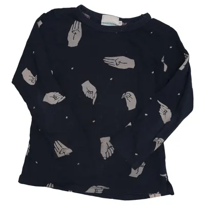 Lange mouwen shirt (Blauw, Meerkleurig) van Cactico Katoen
