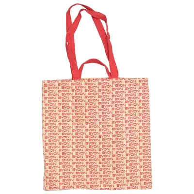 Tygpåse (Beige, Röd) från ByOn Bomull