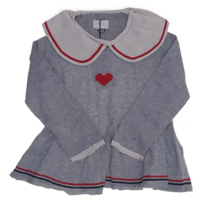 Klänning (Grå, Blå, Röd) från Konges Sløjd Ekologisk bomull, Polyester