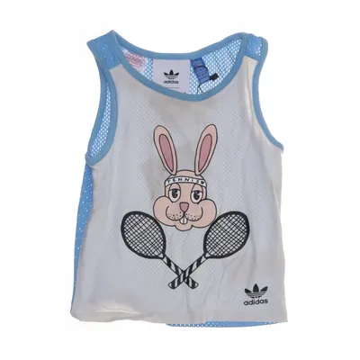 Linne (Vit, Blå) från Adidas Mini Rodini Elastan, Ekologisk bomull, Återvunnen polyester