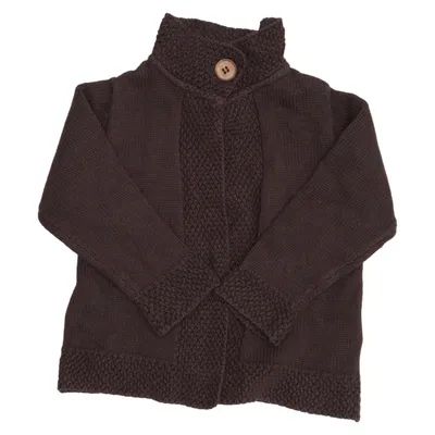 Cardigan (Brun) fra Neck & Neck Bomuld, Uld