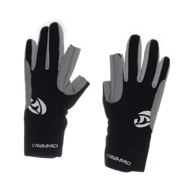 Rijhandschoenen (Zwart, Grijs) van Tribord