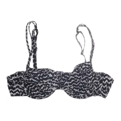 Bikini top (Black, White) from MixKini Elastane, Polyamide