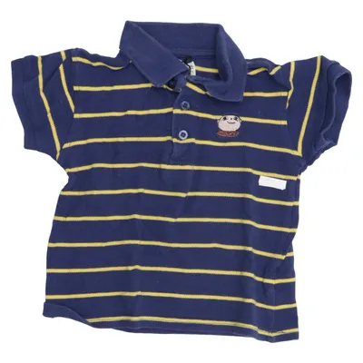 Polo shirt (Blue, Yellow) from Alfons Åberg Cotton
