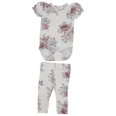 Set (Weiß, Pink, Grün) von Newbie by KappAhl Baumwolle, Elasthan