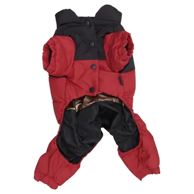 Hundefrakke (Rød, Sort) fra Fashion Sport Polyester