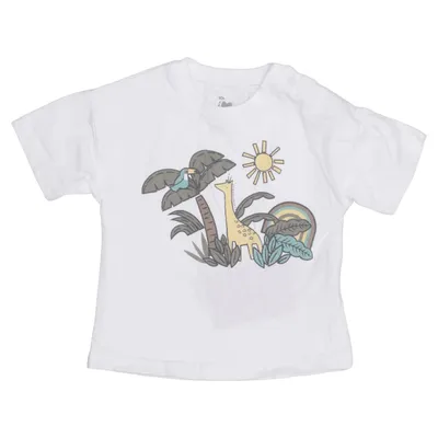 T-shirt (Blanc, Multicolore) de ICA I Love Eco Élasthane, Coton biologique
