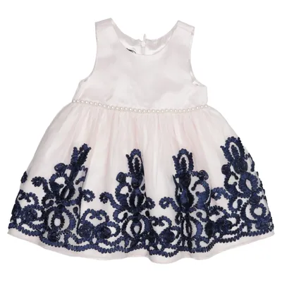 Bloemenmeisjes jurk (A16454S) van American Princess Polyester