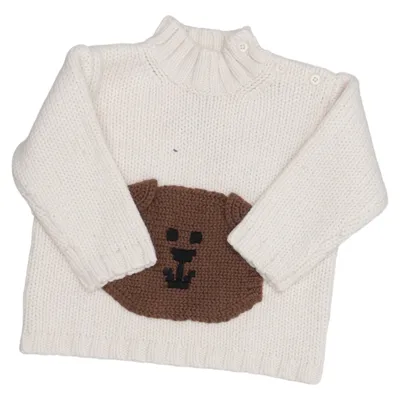 Trui (Wit, Bruin) van BabyGap Acryl, Wol