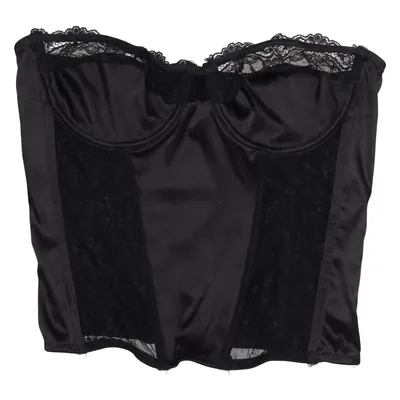 Bustier (Zwart) van PrettyLittleThing Elastaan, Polyamide