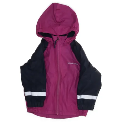 Rain jacket (Pink, Black) from Didriksons Polyester, Polyurethane