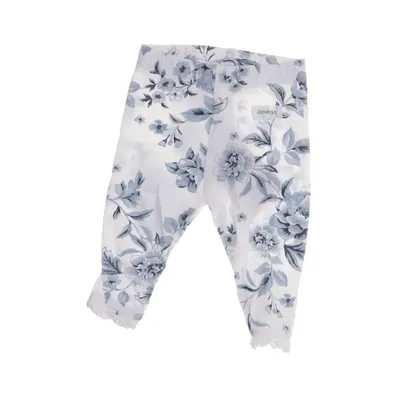 Byxor (Vit, Blå) från Newbie by KappAhl Bomull, Elastan