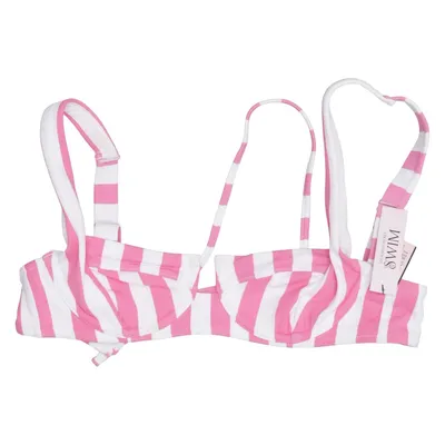 Bikini top (Pink, Hvid) fra Victoria's Secret Elastan, Polyamid, Polyester