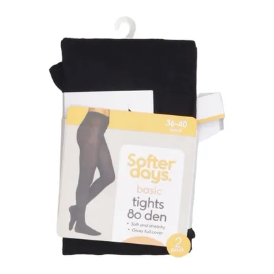 Collants en nylon (Basic Tights) de Softer Days Élasthane, Polyamide