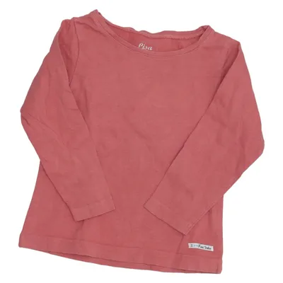 Lange mouwen shirt (Rood) van Lisa Rose Katoen
