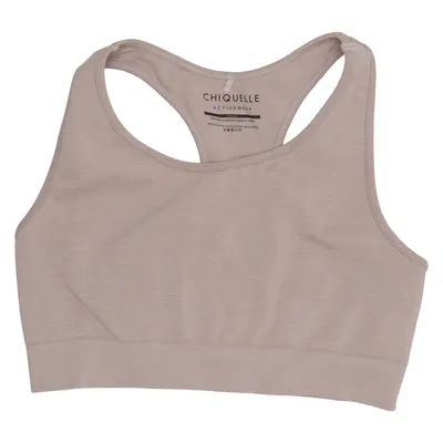 Sports bra (Beige) from Chiquelle Activewear Elastane, Polyamide, Polyester