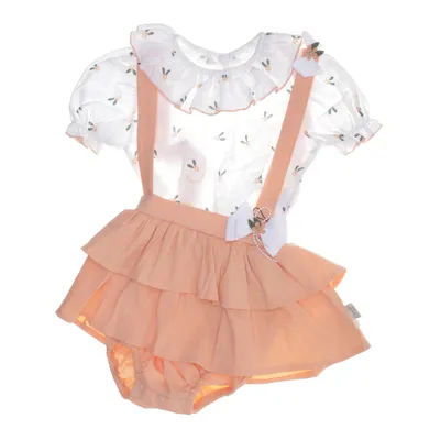 Set (Vit, Orange, Grön) från Baby Baby Bomull