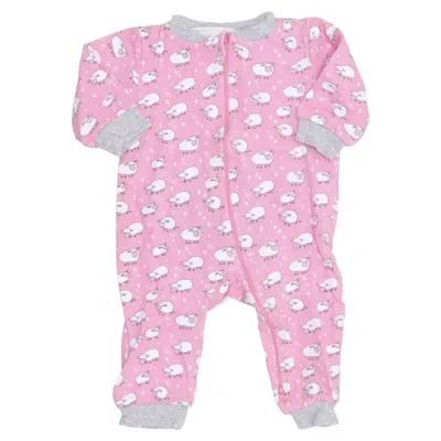Sparkedragt (Pink, Grå, Hvid) fra Petite Mini Bomuld