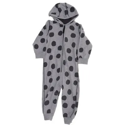 Overall (Grå, Flerfärgad) från Baby by Lindex Bomull, Viskos